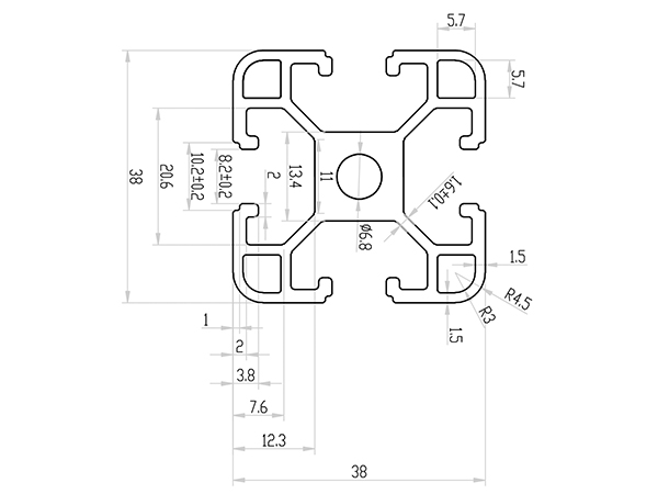 38系列鋁合金型材 001 08 38 38